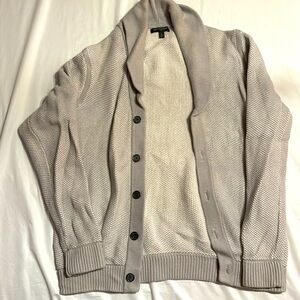 Men’s Knit Shawl Cardigan Sweater - Size L